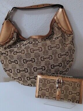 Gucci Horsebit Hobo Bag And Matching Wallet